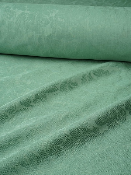 Лен с вискозой жаккард "Севилья" цв.зеленый, ш.1.6м, лен-48%, вискоза-52%, 160гр/м.кв