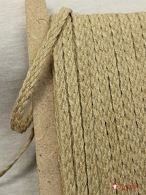 Тесьма плетеная, 10мм, джут-100%