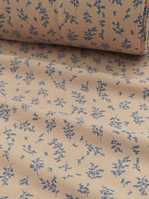 Теплый хлопок "Луана" цв.св.бежево-оливковый, СОРТ2, ш.1.5м, хлопок-100%, 160гр/м.кв