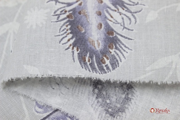 Перкаль "Перья", ш.2.2м, хлопок-100%, 115гр/м.кв