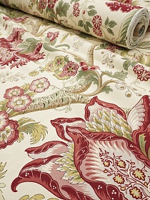 Интерьерный хлопок "Сказочная лиана" цв.св.пшеничный, ш.1.5м, хлопок-100%, 240гр/м.кв