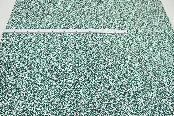 Штапель "Аделис" цв.зеленый, ш.1.45м, вискоза-100%, 95гр/м.кв