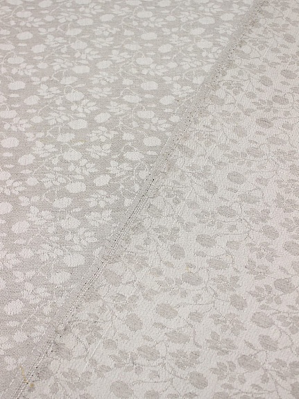 Полульняной жаккард "Весенний", ВИД2, ш.1.6м, лен-51%, хлопок-49%, 230гр/м.кв