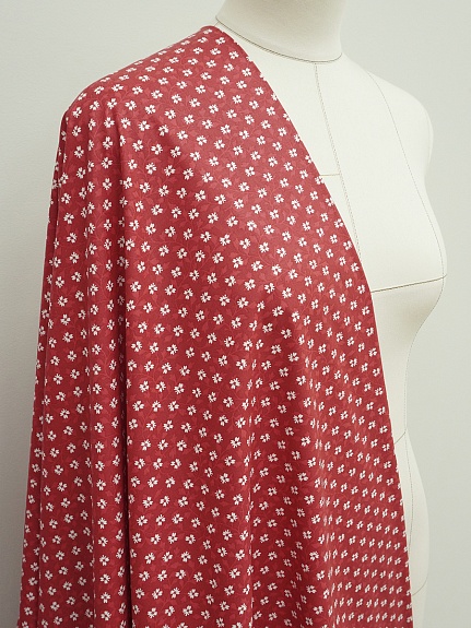 Перкаль "Зорица" цв.красный, ГОСТ, ш.1.5м, хлопок-100%, 125гр/м.кв