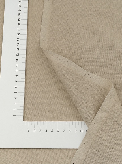 Полулен с умягчением цв.Светлый оливково-серый, ш.1.5м, лен-30%, хл-70%, 140гр/м.кв