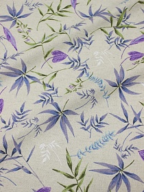 Полулен "Прохладный полдень" (на суровом), СОРТ2, ш.1.5м, лен-30%, хлопок-70%, 140гр/м.кв