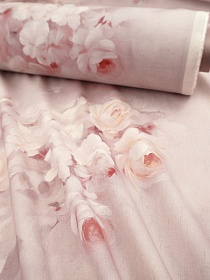 Хлопколен с вискозой Digital "Нежный мираж", ш.2.5м, хл-50%, вискоза-45%, лен-5%, 110гр/м.кв