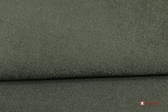 Бархат цв.Темно-серый хаки, ш.1.48м, хлопок-90%, лайкра-5%, п/э-5%, 280гр/м.кв