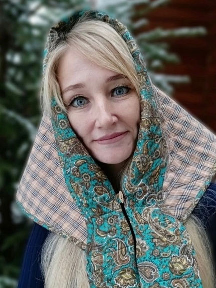 Косынка из вареного хлопка и импортного хлопка