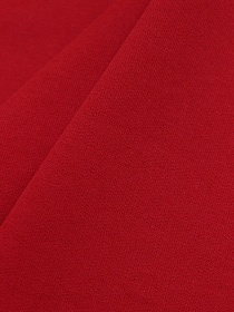 Футер 2-х нит.начес цв.Красный с малиновым оттенком, ш.2.14м(1,07м*2,чул),Карде/Ое, хл-90%,п/э-10%