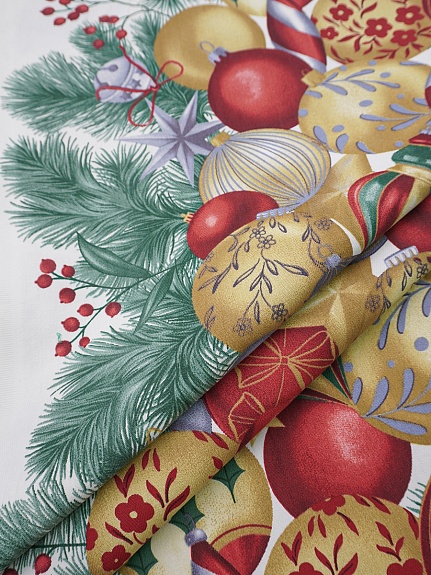 Дорожка "Золотые игрушки", ш.0.5м, хлопок -100%, 228гр/м.кв