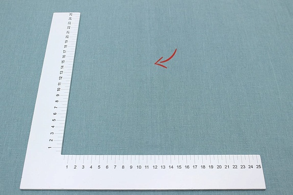 Полулен костюмный с эффектом мятости цв.Бирюзово-зеленая дымка, СОРТ2, ш.1.45м, лен-52%, хлопок-48%