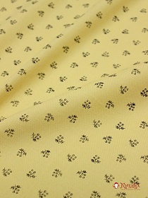 Плательный хлопок "Милена" цв.светло-горчичный, СОРТ2, ш.1.47м, хлопок-100%, 115гр/м.кв