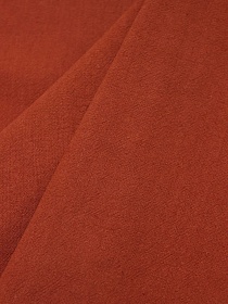 Хлопок крэш цв.Темно-терракотовый, СОРТ2, ш.1.4м, хлопок-100%, 160гр/м.кв