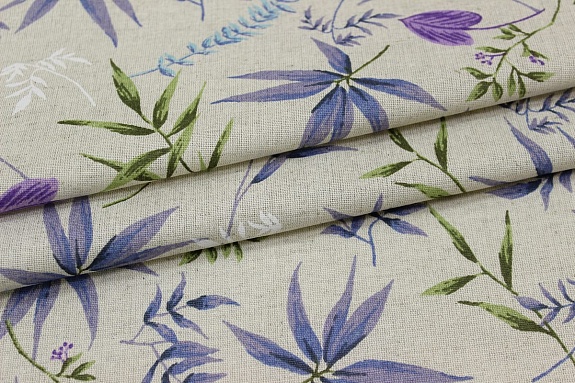 Полулен "Прохладный полдень" (на суровом), СОРТ2, ш.1.5м, лен-30%, хлопок-70%, 140гр/м.кв