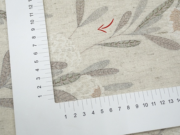 Полулен "Летнее пробуждение" (на суровом), ш.2.2м, лен-30%, хлопок-70%, 140гр/м.кв