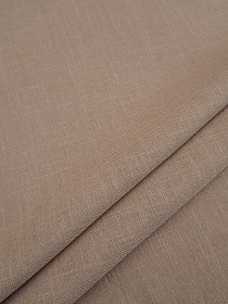 Конопля с хлопком-диагональ цв.Кофейно-бежевый, ш.1.4м, конопля-80%, хлопок-20%, 246гр/м.кв