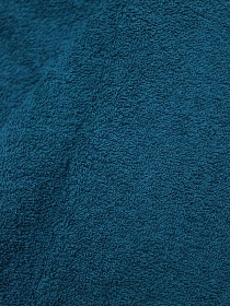 Махровая ткань цв.Темная бирюзовая морская волна, ш.1.5м, хлопок-100%, 350гр/м.кв