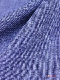 Лен костюмный цв.Джинс синий, ш.1.5 м, лен-100%, 190гр/м.кв