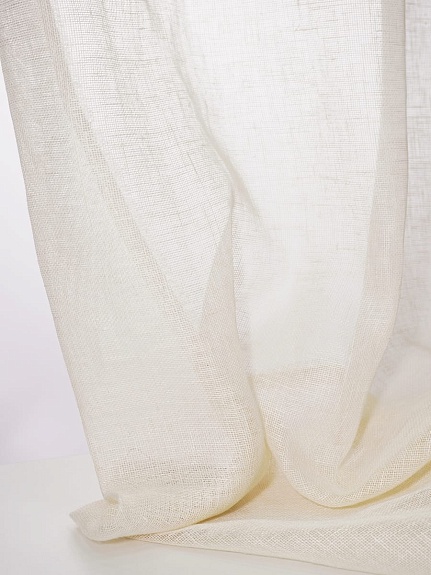 Лен декоративный Сетка цв.Шампань, ш.1.45м, лен-100%, 120гр/м.кв