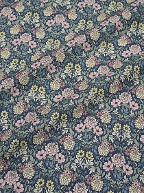 Плательная вискоза Цифр.печать "Гармония цветов" цв.синий, ш.1.5м, вискоза-100%, 160гр/м.кв