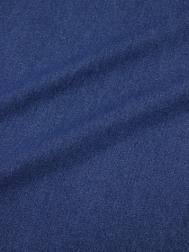 Плотная джинсовая ткань цв.Темно-синий, СОРТ2, ш.1.5м, хлопок-95%, п/э-5%, 350гр/м.кв.