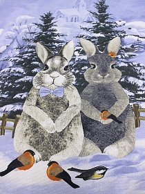 Рогожка "Время волшебства", ш.1.5м, хлопок-100%, 165гр/м.кв, раппорт 63.5см