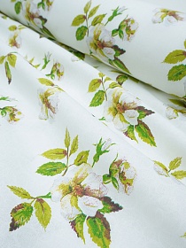 Бязь "Веточка яблони", ш.1.5м, хлопок-100%, 130гр/м.кв