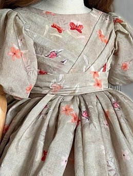 Платье из Вискозного шифона (Digital) "Нежность полей"