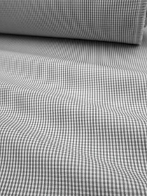 Пестроткань сорочечная "Микроклетка" цв.серый, ш.1.45м, хлопок-100%, 100гр/м.кв