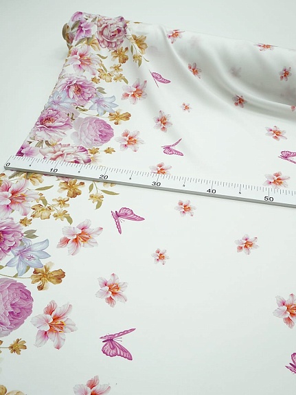 Штапель Премиум (Digital) "Летние мечты", ш.1.45м, вискоза-100%, 110гр/м.кв