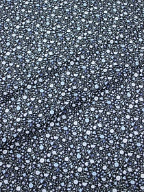 Импорт. хлопок "Летний каприз" цв.черный, ш.1.5м, хлопок-100%, 105гр/м.кв