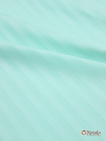 Сатин-страйп цв.Св.мятно-бирюзовый (1см*1см), ш.2.2м, хлопок-100%, 120гр/м.кв