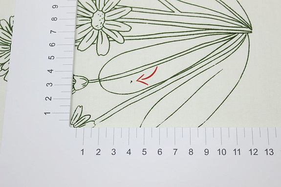 Сатин "Анетта - цветы", (комп), ш.2.35м, хлопок-100%, 110гр/м.кв