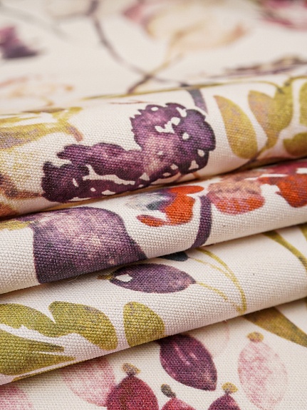 Интерьерный хлопок "Пряное лето" цв.кремовый, ш.1.5м, хлопок-100%, 240гр/м.кв