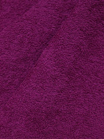Махровая ткань цв.Винно-пурпурный, ш.1.5м, хлопок-100%, 350гр/м.кв