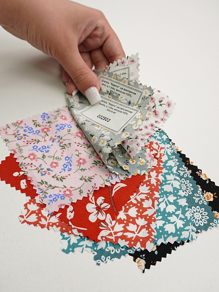 Комплект образцов "Штапель принт" №7