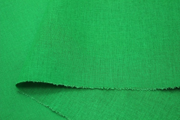 Бязь цв.Насыщенный зеленый, СОРТ2, ш.1.5м, хлопок-100%, 142гр/м.кв