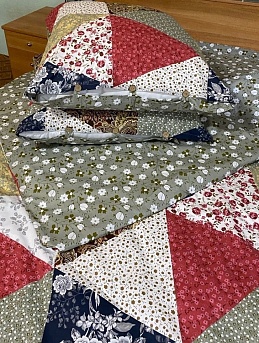 Комплект постельного белья из поплина "Атмосфера уюта - пэчворк"