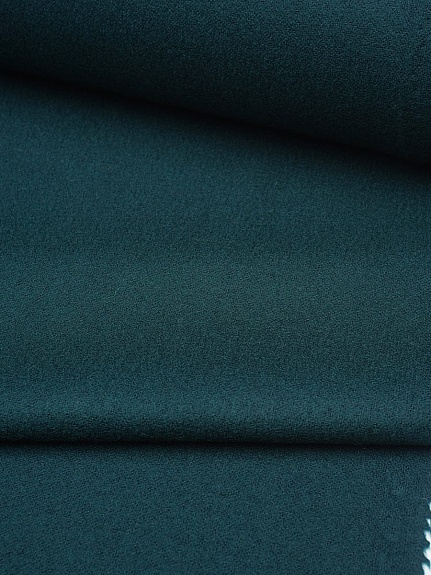 Сукно шапочное цв.Темный елово-зеленый, ш.1.55м, шерсть-83%, п/э-17%, 450гр/м.кв