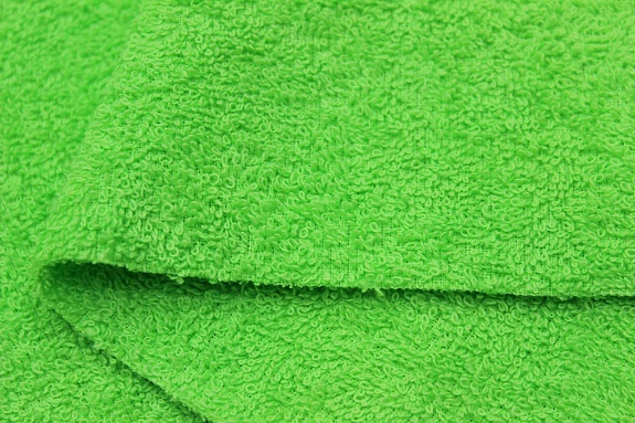 Махровая ткань цв.Зеленое яблоко, ш.1.5м, хлопок-100%, 350гр/м.кв