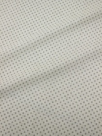 Полулен "Мелкий серый горох (3мм)" (на суровом), ш.1.5м. лен-30%, хлопок-70%, 140гр/м.кв