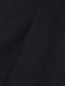 Мерный лоскут Конопля с хлопком-диагональ цв.Черный, ш.1.4м, конопля-80%, хлопок-20%, 246гр/м.кв