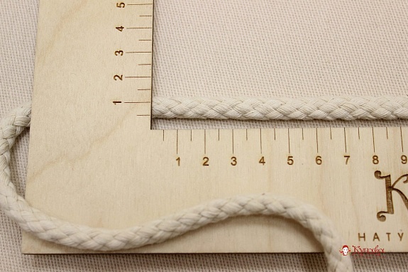 Шнур цв.суровый, 10мм, вискоза-100%