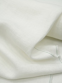 Лен костюмный с эффектом мятости цв.Белый, ш.1.45м, лен-100%, 190гр/м.кв