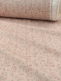 Муслин Премиум двухслойный гладкий "Утреннее объятие" цв.св.бежевый, ш.2.5м, хлопок-100%, 120гр/м.кв