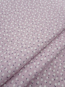 Теплый хлопок "Дюймовочка" цв.сиренево-розовый, СОРТ2, ш.1.45м, хлопок-100%, 150гр/м.кв