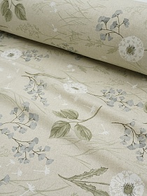 Полулен "Пуховка" (на суровом), ш.2.2м, лен-30%, хлопок-70%, 140гр/м.кв