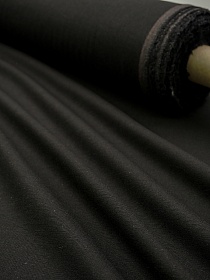 Лен с вискозой цв.Черный, СОРТ2, ш.1.35м, лен-70%, вискоза-30%, 170гр/м.кв