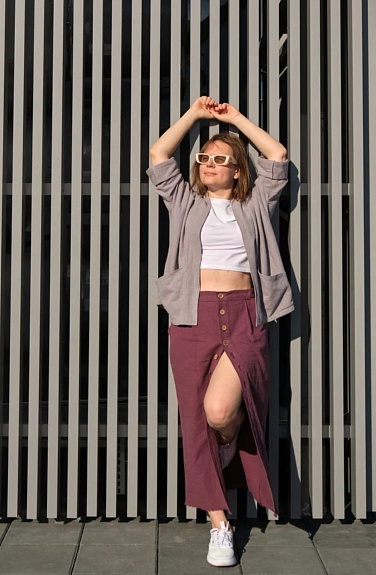 Юбка из крапивы